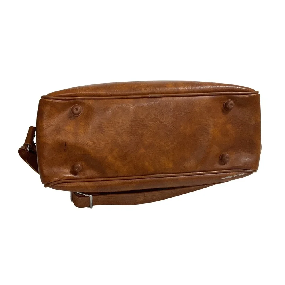 Messenger Bag Unisex Large Cognac Brown Top Grain Cowhide Vintage Style Isreal